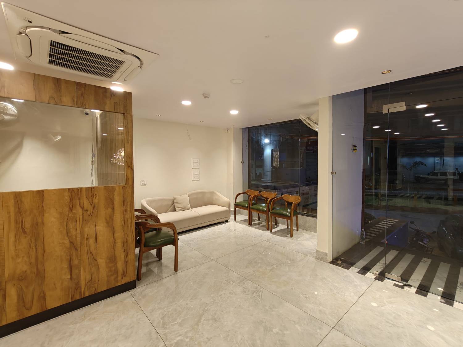 Contemporary hotel interior