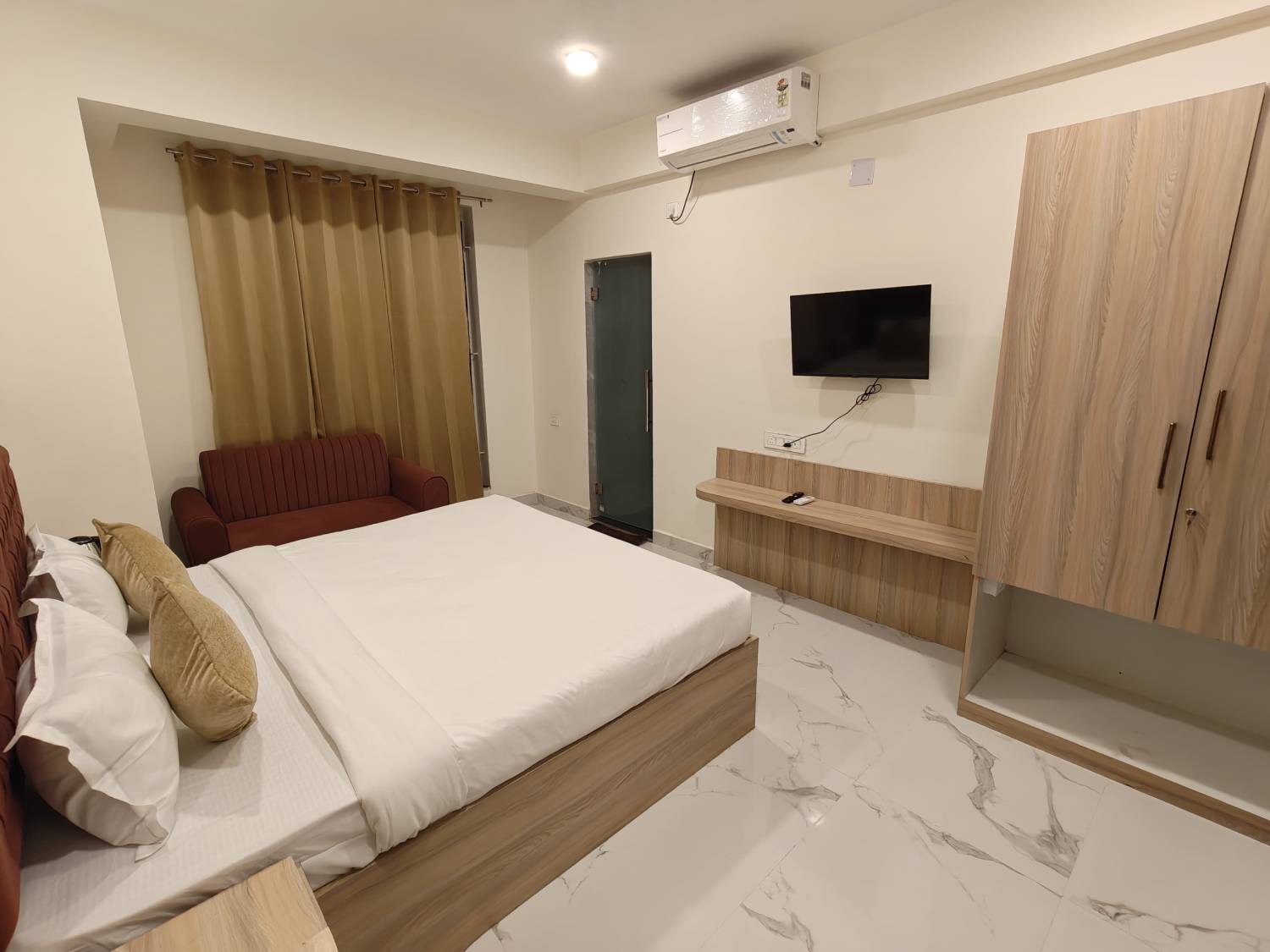 Modern interior with comfortable seating